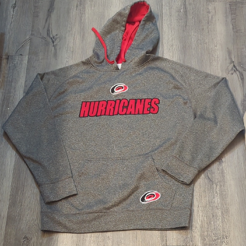 NHL Gray and Red Hoodie